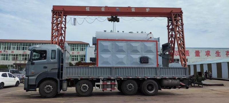 2吨链条生物质蒸汽锅炉装车发往江苏常州